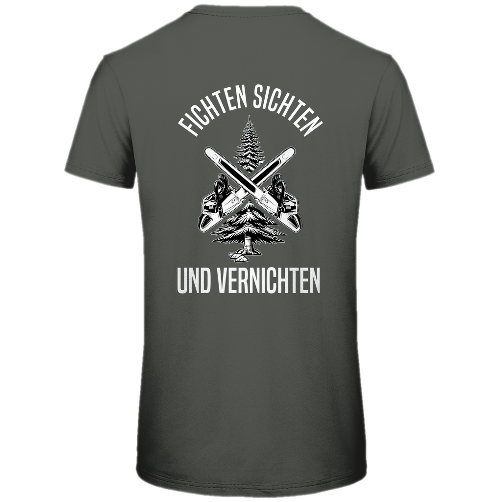 T-Shirt Fichten sichten und vernichten
