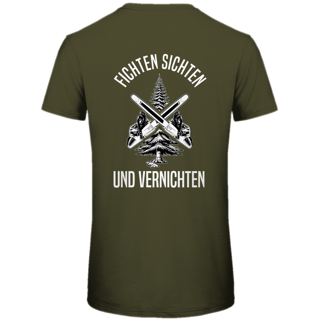 Brennholz Mafia / Fichten sichten und vernichten