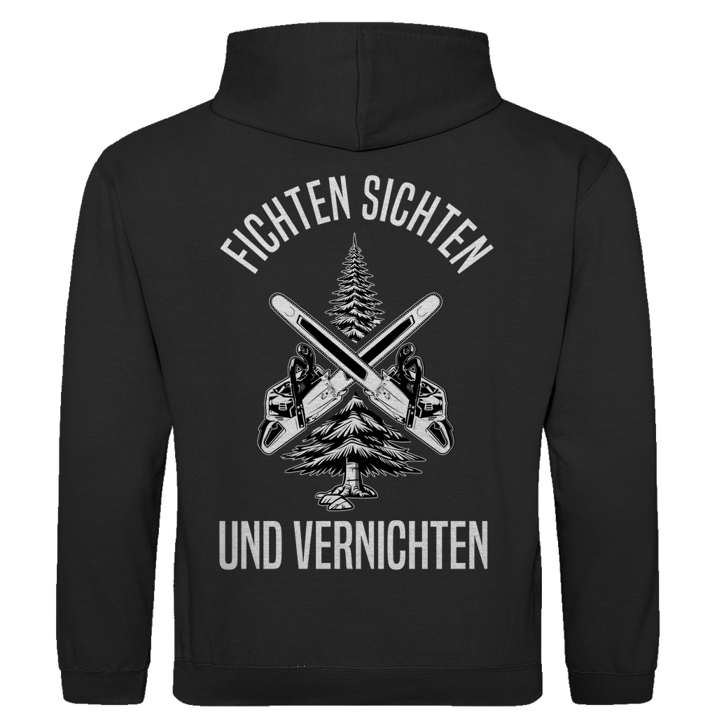 Fichten sichten und vernichten Hoodie