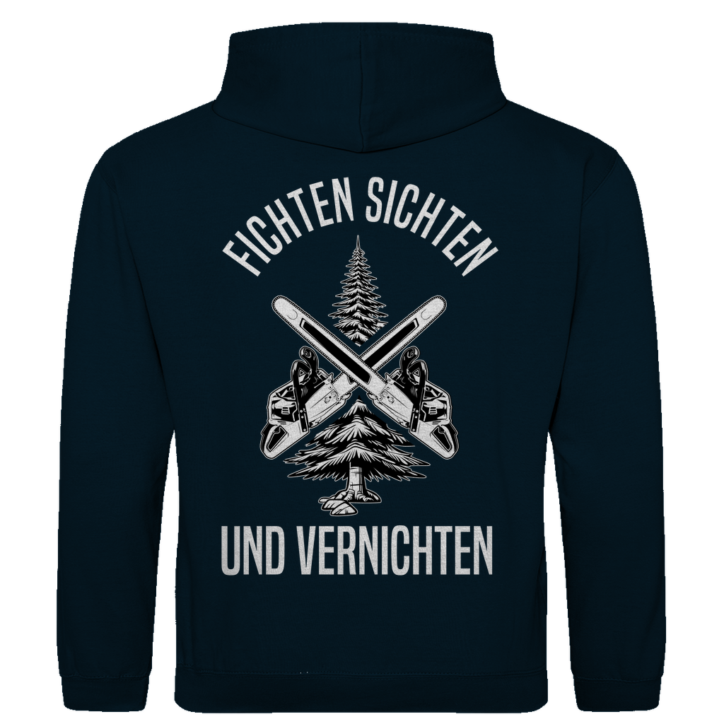 Fichten sichten und vernichten Hoodie