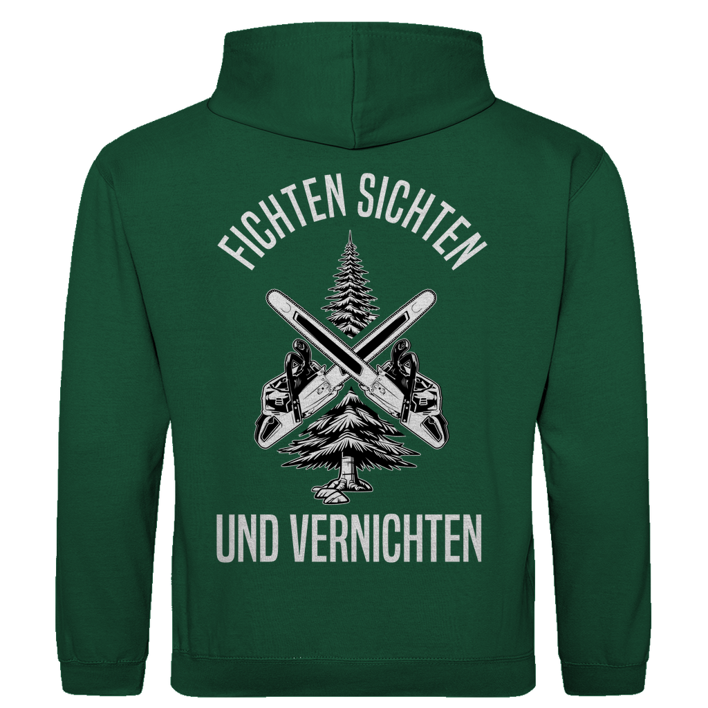 Fichten sichten und vernichten Hoodie